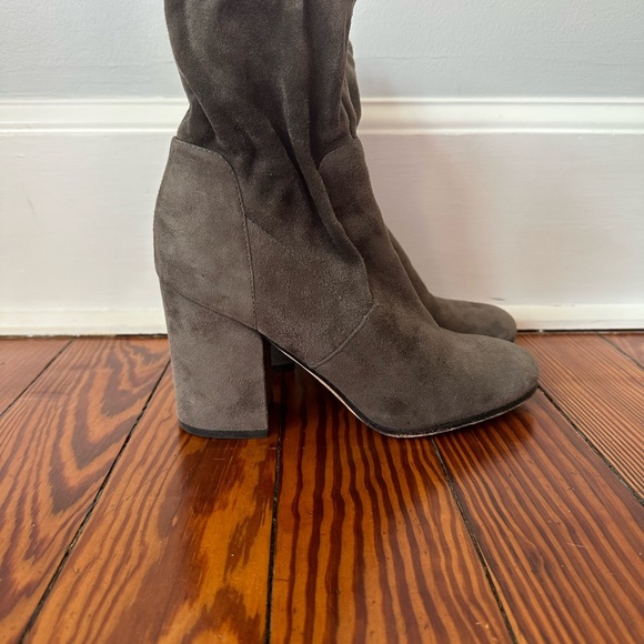 VIA SPIGA GRAY SUEDE BOOTIES - Picture 3 of 4